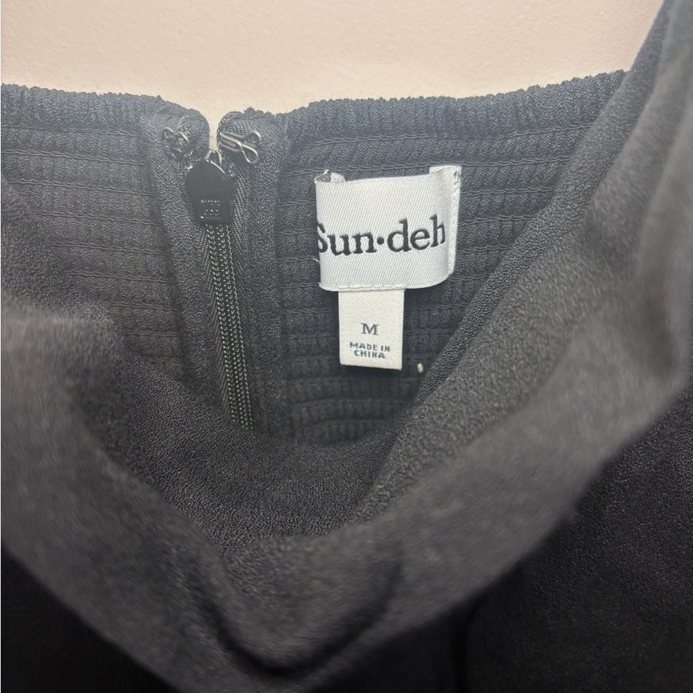 Aritzia Sun-deh “Spencer” cowl neck black dress - Picture 3 of 5